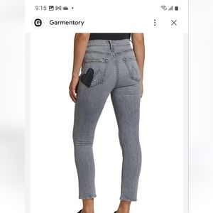 MOTHER jeans Button Fly Dazzler ankle Shadows in the grass wash size 33